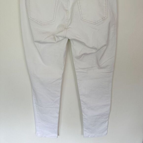 INC International Concepts Denim Women’s White Mid Rise Straight Leg Jean - Picture 8 of 10
